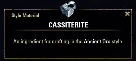 Ancient Orc Style Material Cassiterite