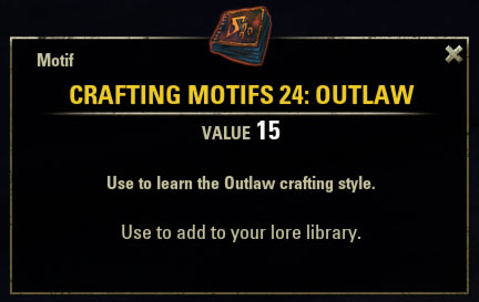 Thieves Guild Outlaw Motif