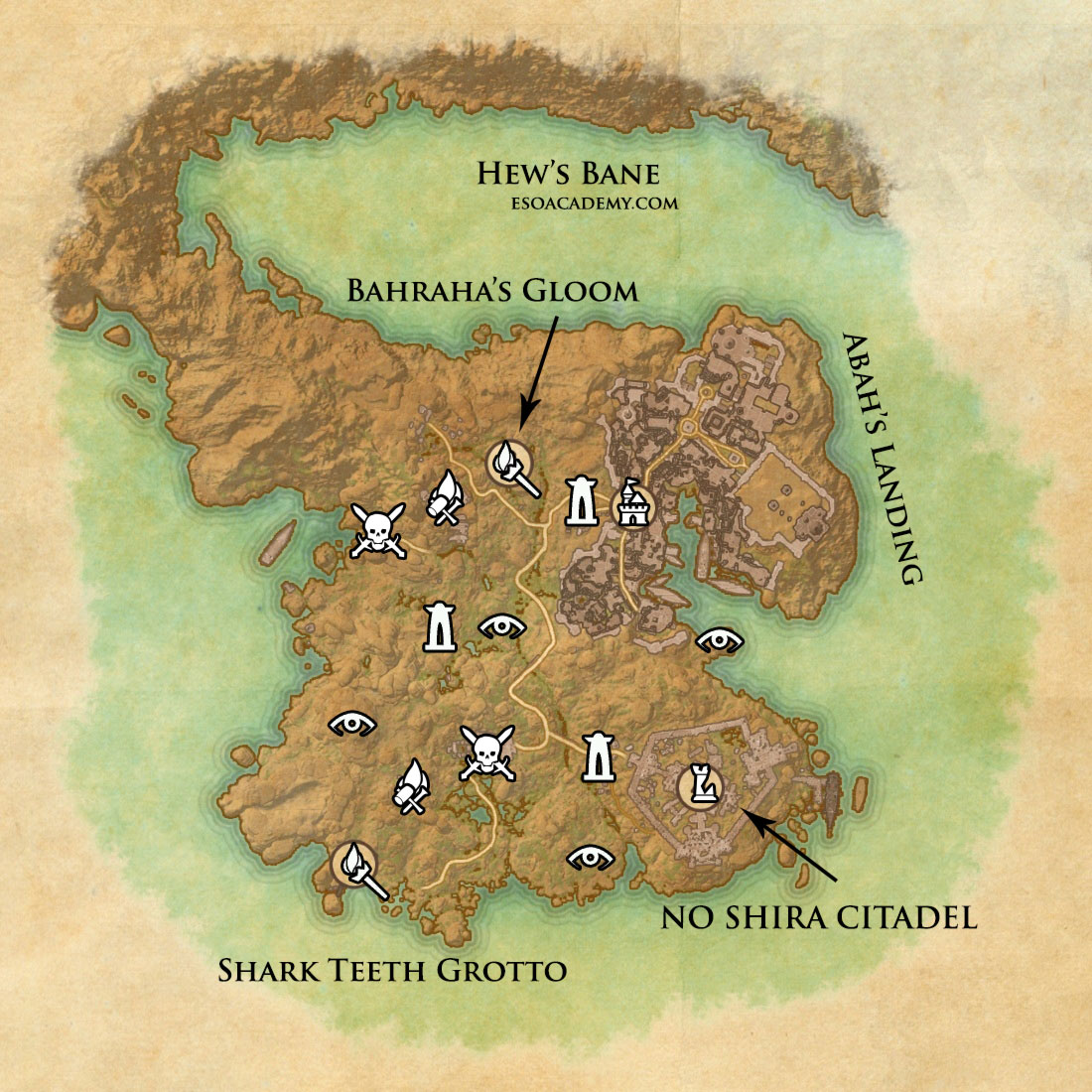 Map of Hew's Bane