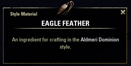 Aldmeri Dominion Style Material Eagle Feather