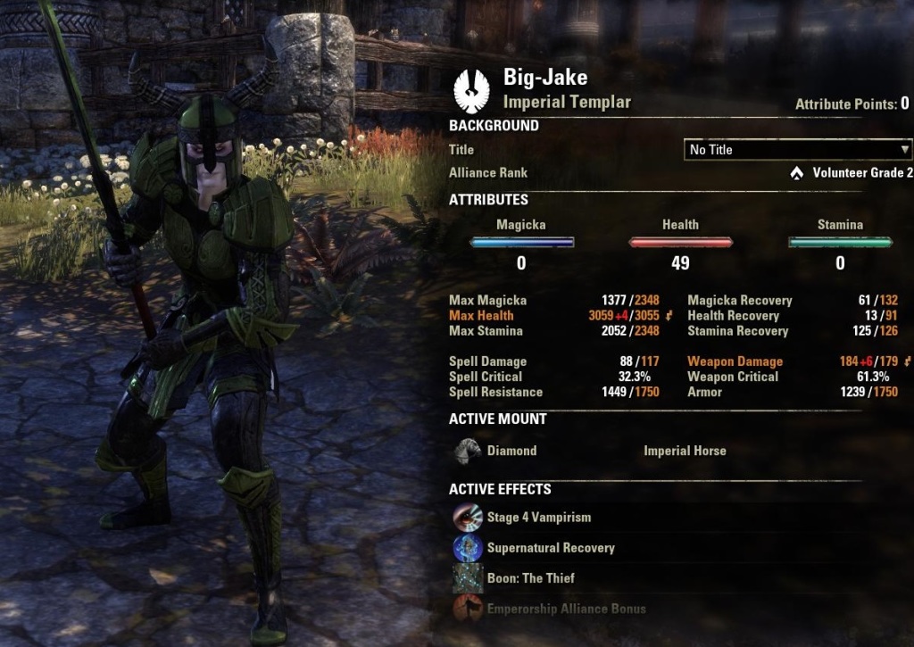 ESO Templar Leveling Build