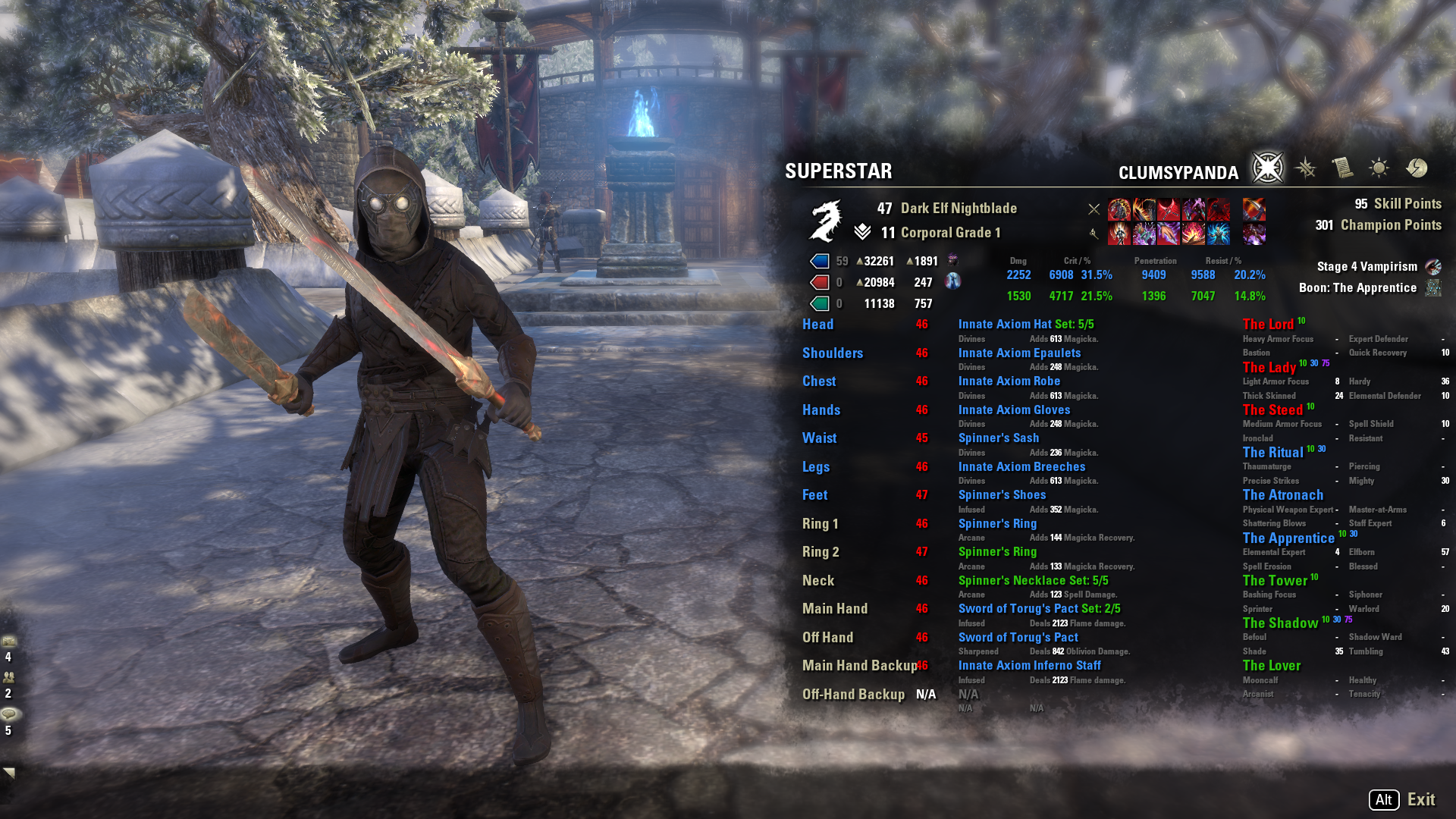 Fire Assassin (PVP build under level 50)